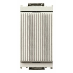 COPRIFORO FRONTE RIGATO BIANCO - VIW 16540.B