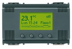IDEA CRONOTERMOSTATO 120-230V GRIGIO CF5 - VIW 16575