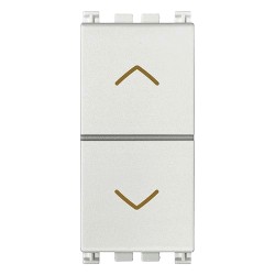 DUE PULSANTI INTERBLOCC.NO+NO 10A BIANCO - VIW 19062.B