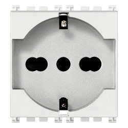PRESA 2P+T 16A UNIVERSALE BIANCO - VIW 19210.B