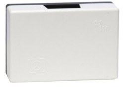 SUONERIA DIN DON 12V PER ESTERNO BIANCA - ZIN 4069