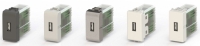 PRESA USB 2.1A PER BT LIVINGLIGHT BIANCA - 4BX 4B.N.USB