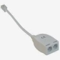 FILTRO ADSL PLUG 2 OUT MODEM TELEFONO - LI 380011039