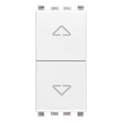 DUE PULSANTI INTERBLOC. NO+NO 10A BIANCO - VIW 20062.B