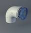 CURVA 90° M-F COASSIALE MODULANTE D.60/100 - TEF 610-90MHP1