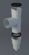 RACCORDO A T M-M-F D.80 TAPPO SCARICO CONDENSA - TEF 8TE5