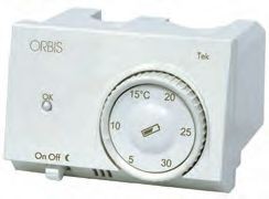 TERMOSTATO TEK INCASSO SW BIANCO - ORB OB322700