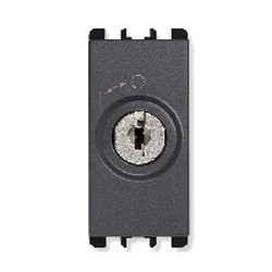 INTERRUTTORE 2P CH 10A 1M ANTRACITE - UTD 10141