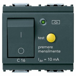 INTERRUTTORE MTDIFF.1P+N C16 10MA GRIGIO - VIW 16511.16