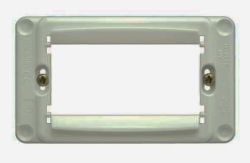 TL - SUPPORTO TL 3 POSTI BIANCO PER PLACCHE LIFE - NUV 2980/TL/WH