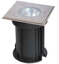 FARETTO INCASSO QUADRATO GU10 D.100 IP67 - POP 400878