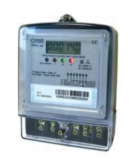 CONTATORE TRIFASE MAX 60A ENERGIA ATTIVA TER B LCD - ORB OB726001