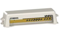 PIASTRA EQUIPOTENZIALE 11 FORI 16-50MMQ CON COPERCHIO - ZIN 90225