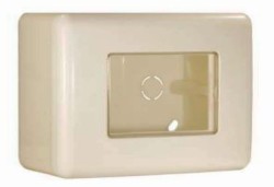 SCATOLA DA PARETE 3M UNIVERSALE CON COPERCHIO BIANCO IP55 - NUV 11963/WH