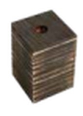 BICCHIERE IN LEGNO H80 PER P.DE E27 WENGE - FAI 7015/80/WE/F