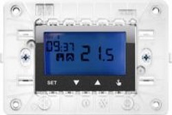 CRONOTERMOSTATO ELETTRONICO SETTIMANALE LCD 3M ACCIAIO SCURO - UTD 10633AC
