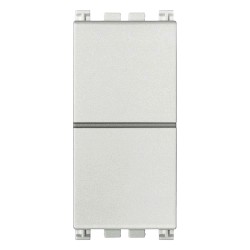 DUE PULSANTI INDIPEND. NO+NO 10A BIANCO - VIW 19066.B
