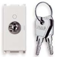 INTERRUTTORE 2P 16AX +CHIAVE UNIF. OFF B - VIW 14083.S.CU