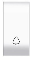 FLEXI' WHITE - COPRITASTO SIMBOLO CAMPANELLO - NUV 14090/11WH