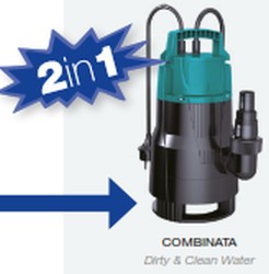 ELETTROPOMPA SOMMERSA HP 1 PVC DOPPIA FUNZIONE - PNA 10LKS756PD