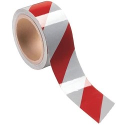 NASTRO SEGNALETICO ADESIVO BIANCO ROSSO - VIB 0019328