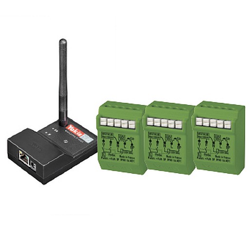 KIT LUCI CONNESSE GESTIONE FINO A 3 TRA PUNTI LUCE,PRESE,ECC - UTD 1054/8