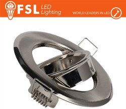 FARETTO ORIENTABILE INCASSO GU10 NIKEL SENZA PORTALAMPADA - LIFE FLFSS608G