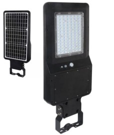ARMATURA STRADALE LED 40W 4000K 4800LM CON PAN.SOLARE E PIR - VTAC 5503
