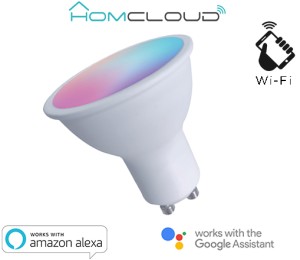 LAMPADA LED GU10 4,5W 380LM RGB DIMMERABILE CONTROLLO WIFI - LIFE EE-45WG10