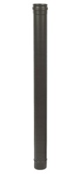 ELEMENTO LINEARE VERNICIATO NERO OPACO DN80 1MT - MRL NPED01-080
