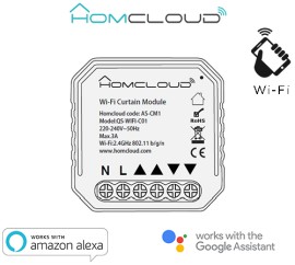 MODULO TAPPARELLA INTELLIGENTE WI-FI DA INCASSO - LIFE AS-CM1