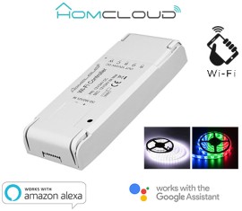 CONTROLLER PER STRISCIA LED WI-FI 12-24V RGB + BIANCA - LIFE AS-SL1
