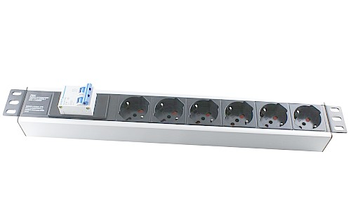 MULTIPRESA 19" PER RACK AR-PDU1906B 6P 10/16A SHUKO,INTER.MA - MHC AR-PDU1906B
