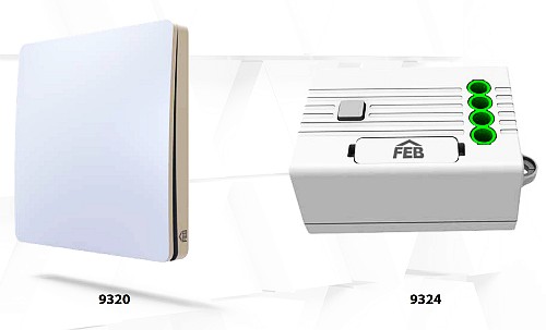 KIT WIFI ATTUATORE IMPULSIVO+PULSANTE PIEZOELETTRICO - NUV 9303