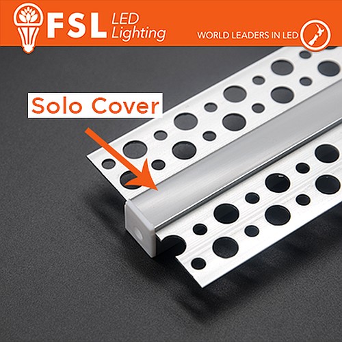 COVER DIFFUSORE OPALE PER PROFILO RASO 2MT - LIFE FLPAC-1RAS2M