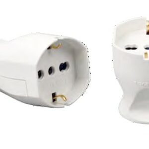 PRESA SCHUKO 10/16A BIANCA - OVE 33185