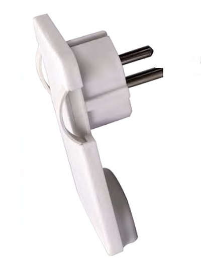 SPINA PIATTA SCHUKO 16A BIANCA - OVE 30183