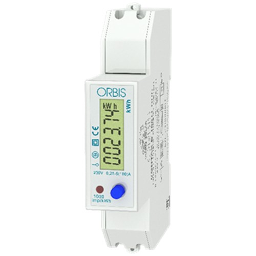 CONTATORE MONOFASE ENERGIA ATTIVA,BIDIREZIONALE 1M 100A - ORB OB709800