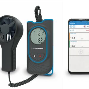 TERMO-ANEMOMETRO CON SONDA A ELICA INCORPORATA - SAUE SI-VV3