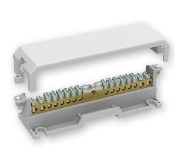 MORSETTIERA EQUIPOTENZIALE 17 FORI - ARN TP2309