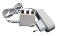 ALIMENTATORE TV 2 USCITE 12V DC 330MA SWITCH CONNETTORE F - MIC PSW330