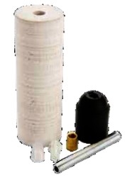 BICCHIERE IN LEGNO H150 PER P.DE E27 BI. - FAI 7010/150/BI