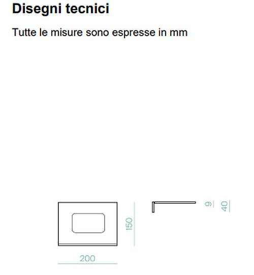 APPLIQUE PARETE LED 20W 3000K 120° CRI90 BIANCO - MCA 42706