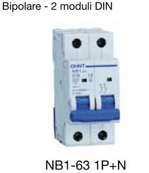 INTERRUTTORE M/T 1P+N 20A CURVA C 6KA - CHT 180254