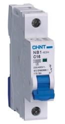 INTERRUTTORE M/T 1P 16A CURVA C 10KA - CHT 179784