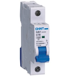 INTERRUTTORE M/T 1P 16A CURVA D 10KA - CHT 179798