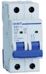 INTERRUTTORE M/T 2P 2M 40A CURVA C 10KA - CHT 179833