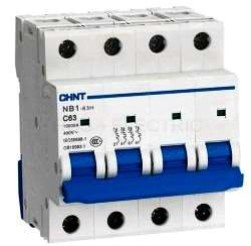 INTERRUTTORE M/T 4P 50A CURVA D 10KA - CHT 179932