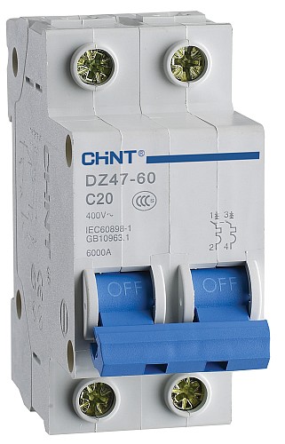 INTERRUTTORE M/T 1P+N 10A CURVA C 4,5KA 2M NON ACCOPP. EB - CHT 328386