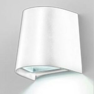APPLIQUE E-SEA TAZZA IN PC/ABS110X110X85 GU10 7W-IP54 BIANCO - ISY 321